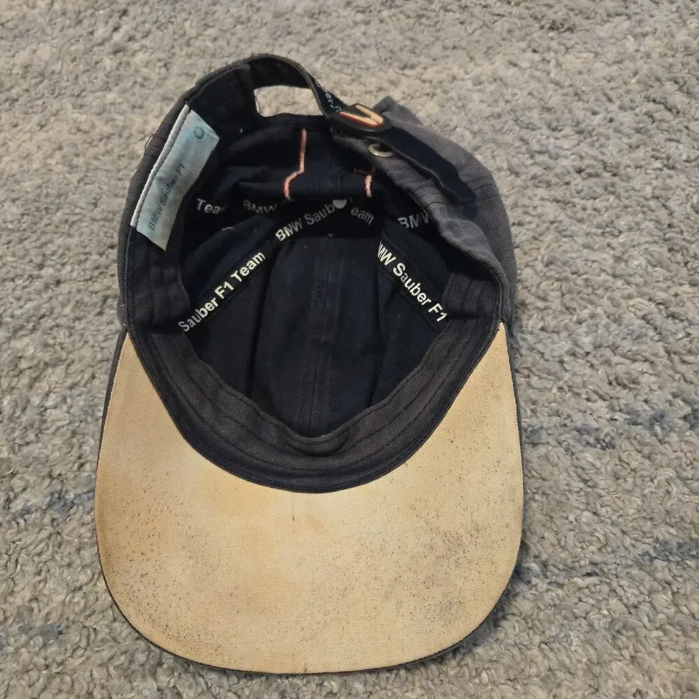 BMW SAUBER F1 TEAM CAP VINTAGE Gray CAP FORMULA 1 HAT  CAP - Picture 4 of 11